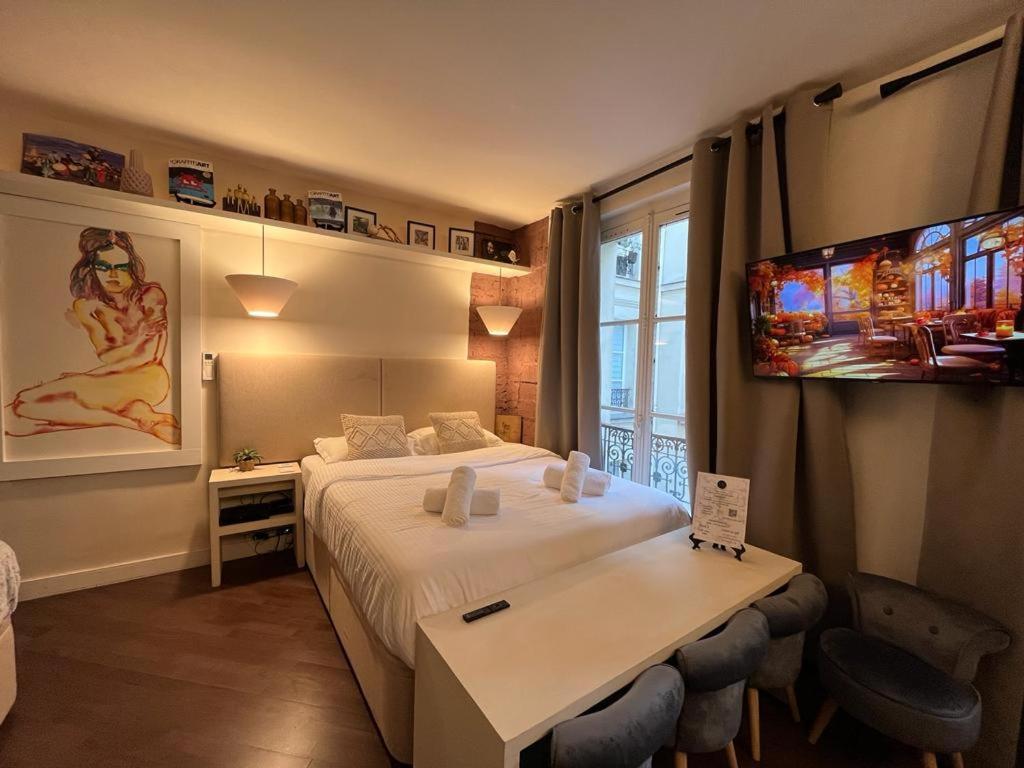 شقة Studio Pompidou - Rue Des Temples 3 Places باريس المظهر الخارجي الصورة